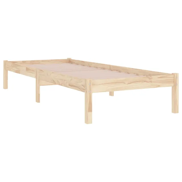 Cadre de lit sans matelas 90x190 cm bois massif