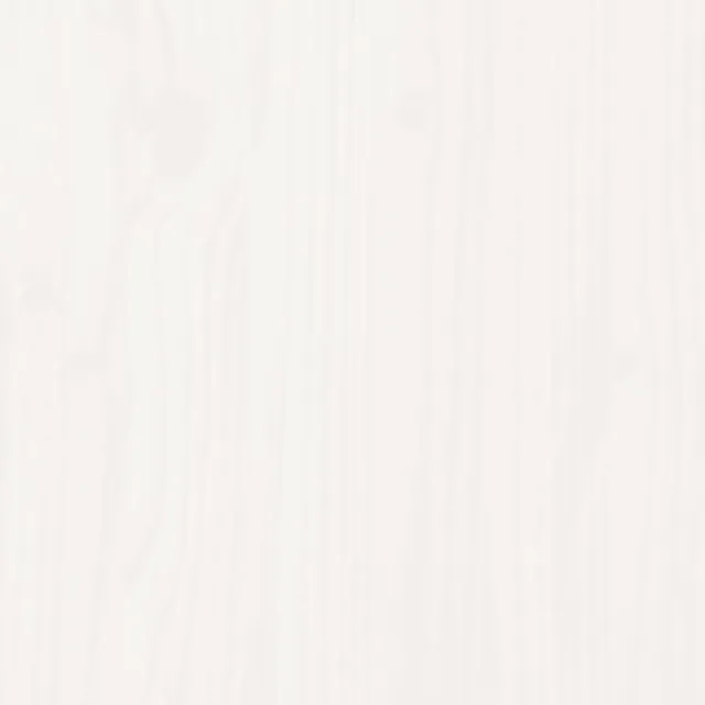 Cadre de lit sans matelas blanc 90x190 cm bois massif