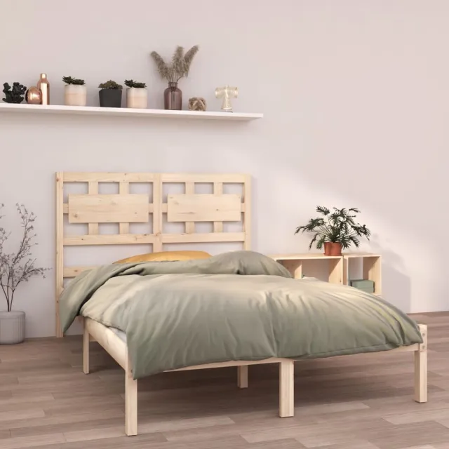 Cadre de lit sans matelas 120x190 cm bois massif