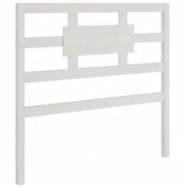 Cadre de lit sans matelas blanc 90x200 cm bois massif