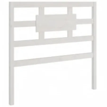 Cadre de lit sans matelas blanc 90x200 cm bois massif