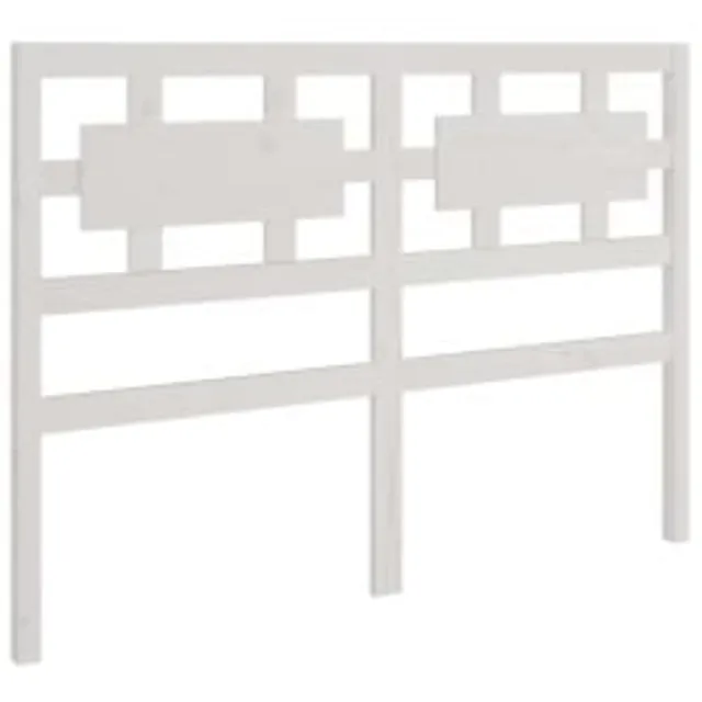 Cadre de lit sans matelas blanc 120x200 cm bois massif