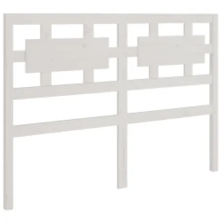 Cadre de lit sans matelas blanc 180x200 cm bois massif