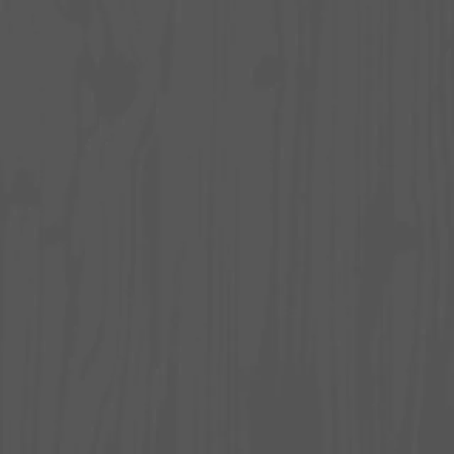 Cadre de lit sans matelas gris 200x200 cm bois massif