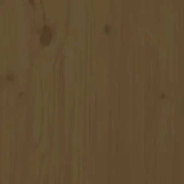 Cadre de lit sans matelas marron miel 200x200 cm bois massif