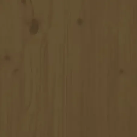 Cadre de lit sans matelas marron miel 200x200 cm bois massif