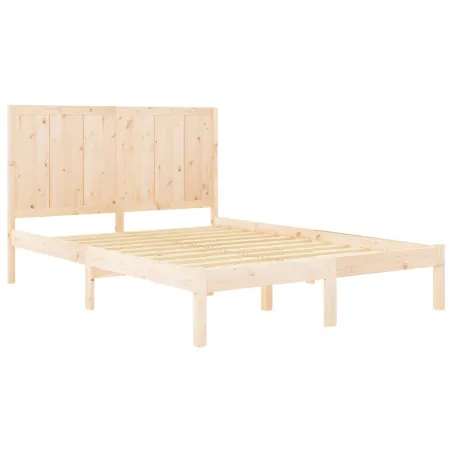 Cadre de lit sans matelas 120x190 cm bois de pin massif