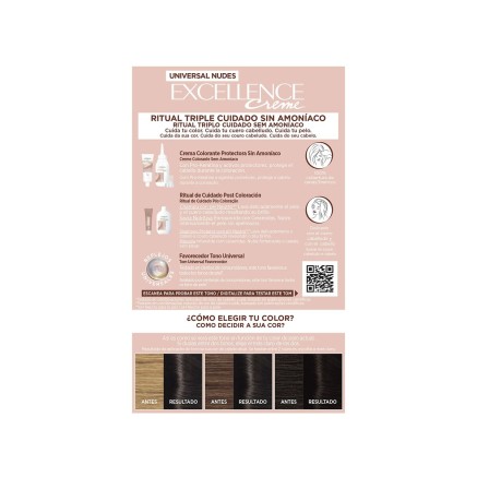 Teinture permanente L'Oreal Make Up Excellence Noir 2