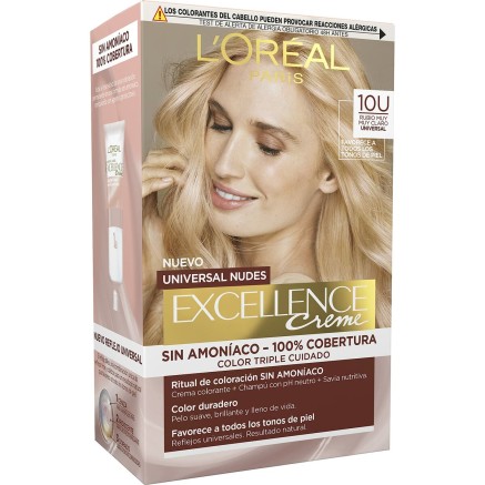 Tintura Permanente L'Oreal Make Up Excellence Biondo Chiaro Nº 9.0-ru