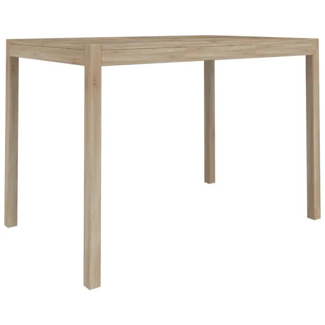 Ensemble à dîner 7 pcs Bois d'acacia solide