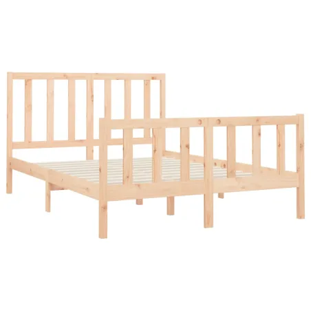 Cadre de lit sans matelas 120x200 cm bois de pin massif