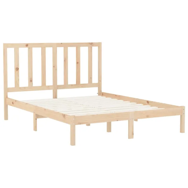 Cadre de lit sans matelas 160x200 cm bois massif