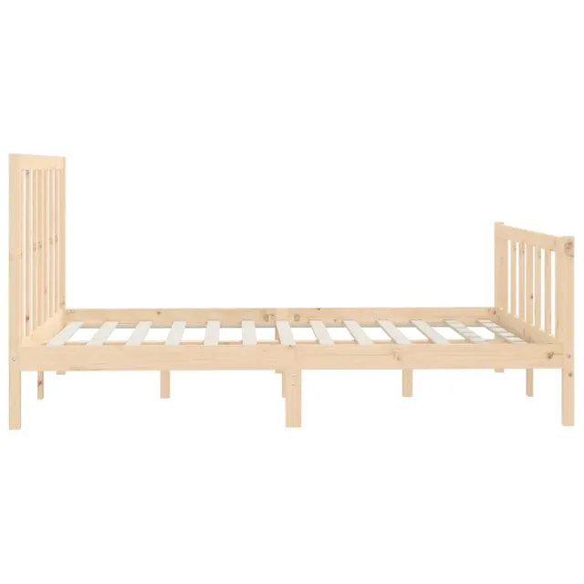 Cadre de lit sans matelas 120x200 cm bois massif