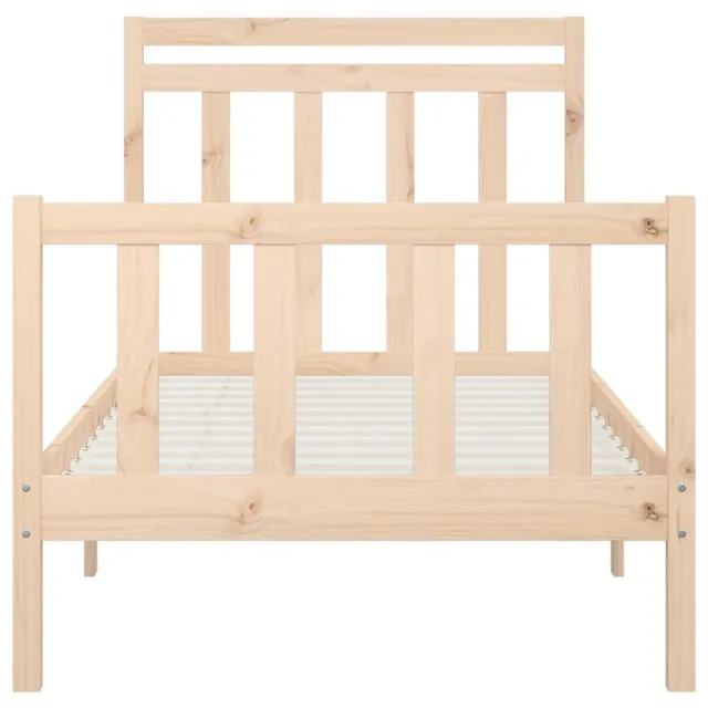 Cadre de lit sans matelas bois massif de pin 100x200 cm