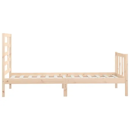 Cadre de lit sans matelas 90x200 cm bois de pin massif