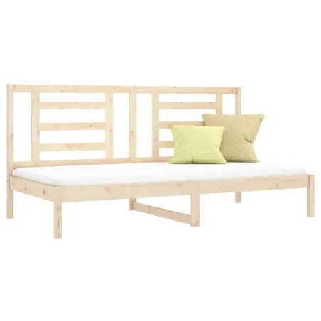 Lit de jour sans matelas 90x200 cm bois de pin massif