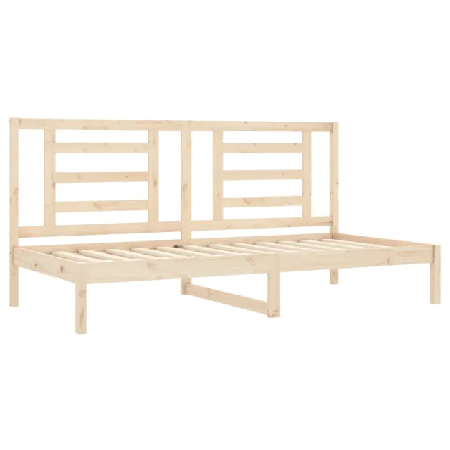 Lit de jour sans matelas 90x200 cm bois de pin massif