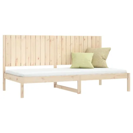 Lit de jour sans matelas 90x200 cm bois de pin massif