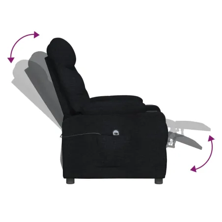 Fauteuil Noir Tissu