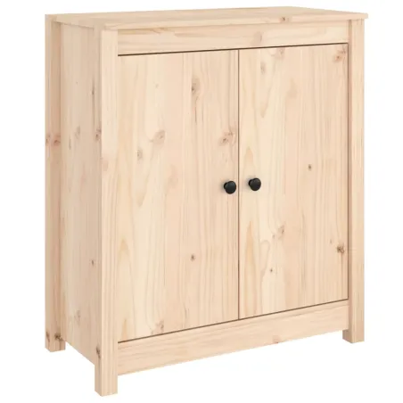 Buffets 2 pcs 70x35x80 cm bois massif de pin