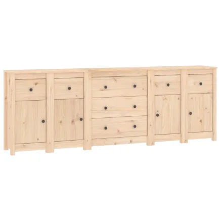 Buffet 230x35x80 cm Bois massif de pin 2