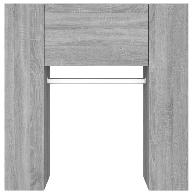 Armoires de couloir 2 pcs sonoma gris Bois d'ingénierie