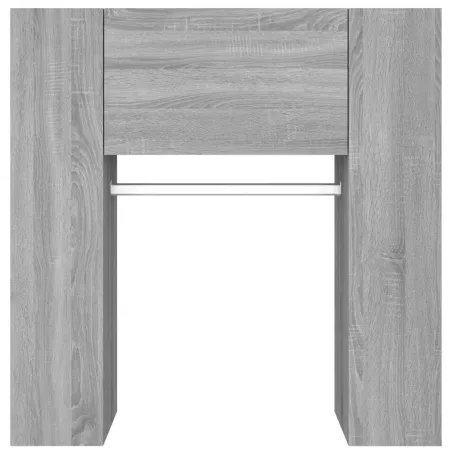 Armoires de couloir 2 pcs sonoma gris Bois d'ingénierie