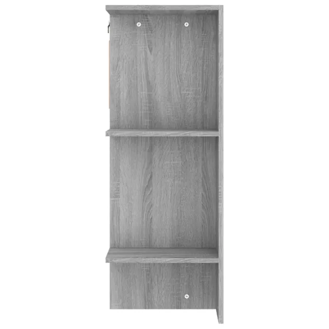 Armoires de couloir 2 pcs sonoma gris Bois d'ingénierie