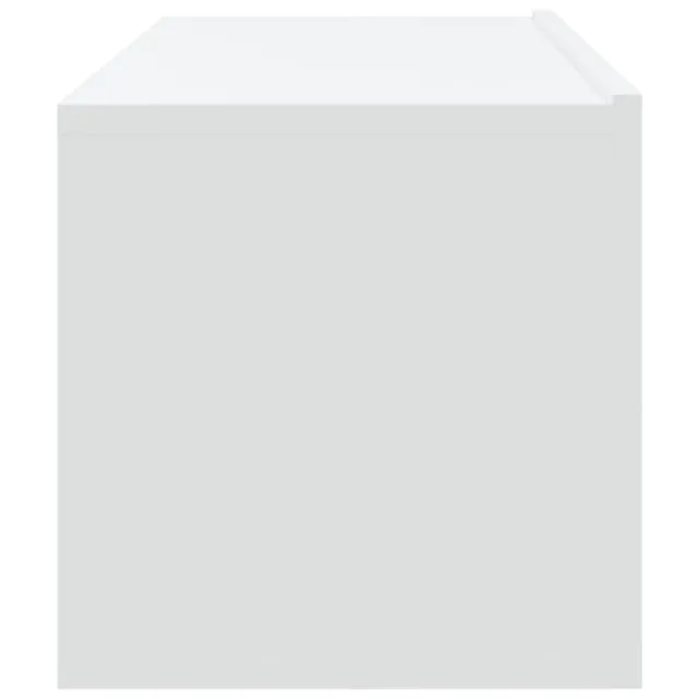 Meubles TV muraux 4 pcs blanc 100x30x30 cm