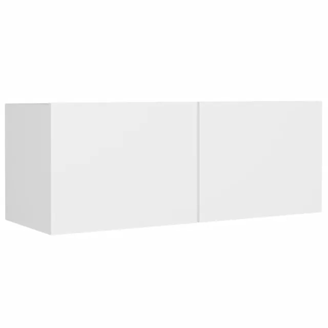 Ensemble de meubles TV 8 pcs Blanc Bois d'ingénierie
