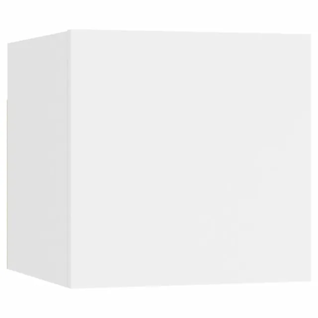 Ensemble de meubles TV 8 pcs Blanc Bois d'ingénierie