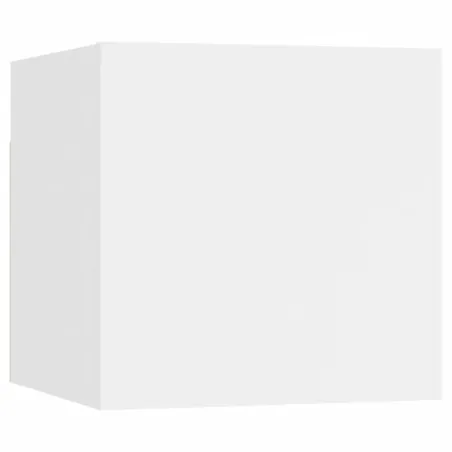 Ensemble de meubles TV 8 pcs Blanc Bois d'ingénierie