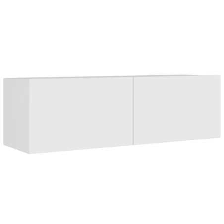 Ensemble de meubles TV 8 pcs Blanc Bois d'ingénierie