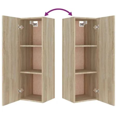 Ensemble de meubles TV 8 pcs Chêne sonoma Bois d'ingénierie
