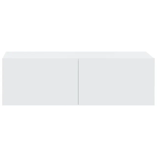 Ensemble de meubles TV 3 pcs Blanc Bois d'ingénierie