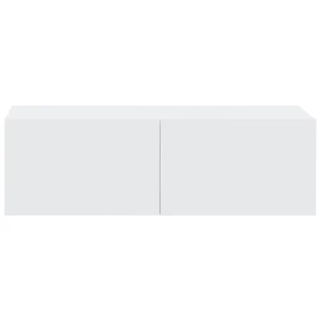 Ensemble de meubles TV 3 pcs Blanc Bois d'ingénierie