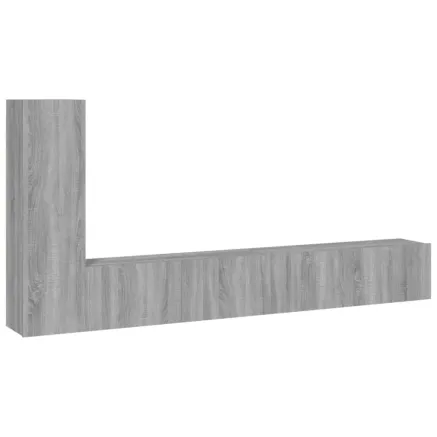 Ensemble de meubles TV 3 pcs Sonoma gris Bois d'ingénierie 2