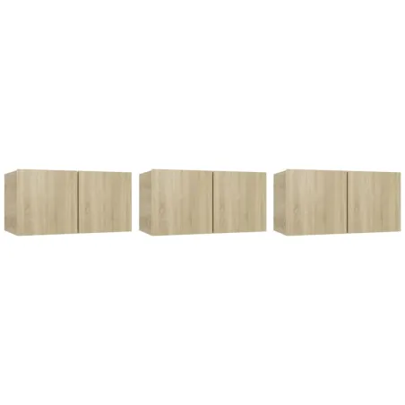 Ensemble de meubles TV 5 pcs Chêne sonoma Bois d'ingénierie