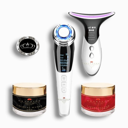 Facial Massager with Radiofrequency, Phototherapy and Electrostimulati
