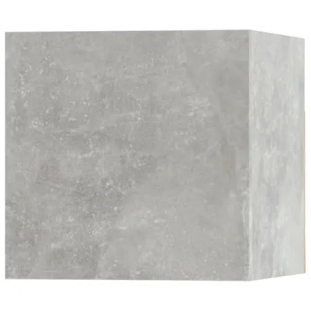 Ensemble de meubles TV 5 pcs Gris béton Bois d'ingénierie