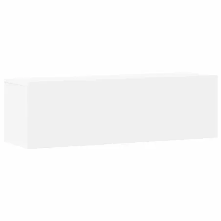 Ensemble de meubles TV 3 pcs Blanc Bois d'ingénierie