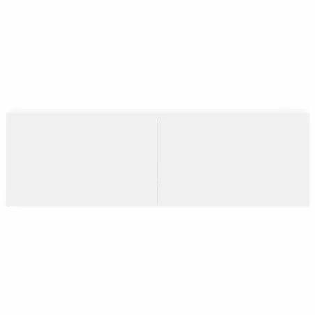 Ensemble de meubles TV 3 pcs Blanc Bois d'ingénierie