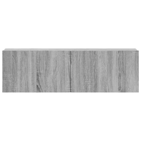 Ensemble de meubles TV 3 pcs Sonoma gris Bois d'ingénierie