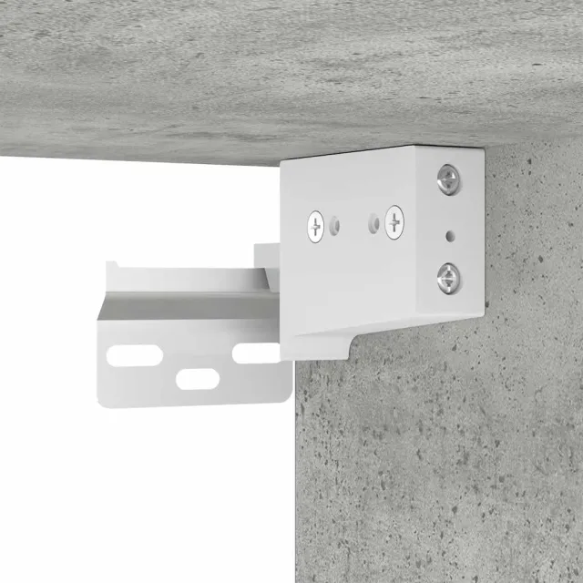 Ensemble de meubles TV 7 pcs Gris béton Bois d'ingénierie