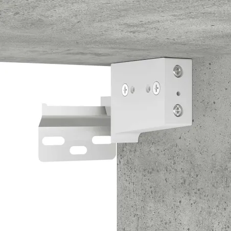 Ensemble de meubles TV 7 pcs Gris béton Bois d'ingénierie