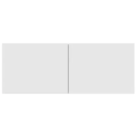 Ensemble de meubles TV 4 pcs Blanc Bois d'ingénierie