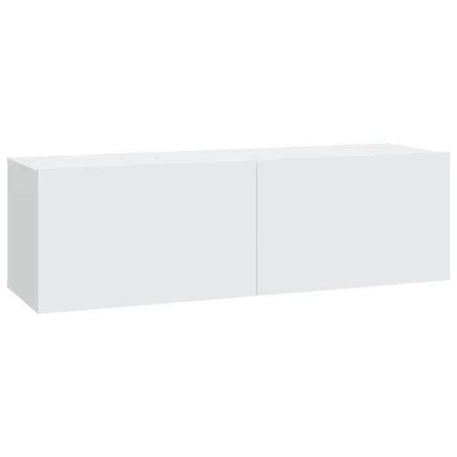 Ensemble de meubles TV 7 pcs Blanc Bois d'ingénierie