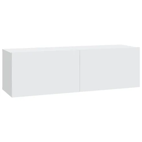 Ensemble de meubles TV 7 pcs Blanc Bois d'ingénierie
