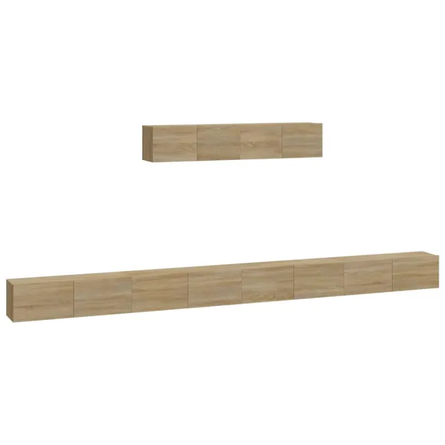 Ensemble de meubles TV 6 pcs Chêne sonoma Bois d'ingénierie