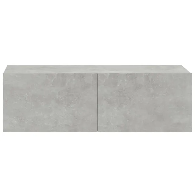 Ensemble de meubles TV 6 pcs Gris béton Bois d'ingénierie